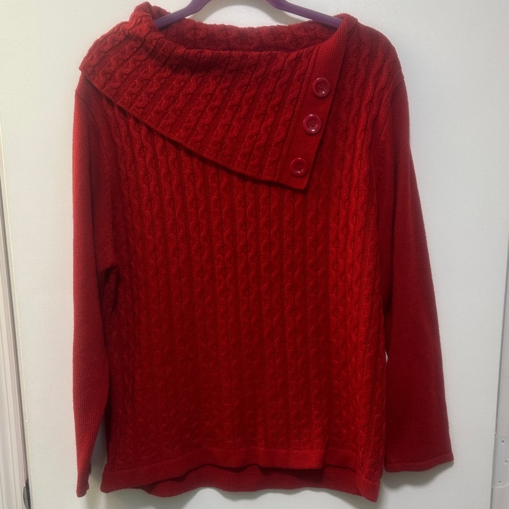 Women’s red sweater size XL
